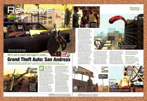 2005 Grand Theft Auto San Andreas Xbox Original Advertisement / Retro Promo vr2