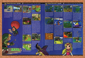 Original 2003 Zelda Wind Waker GameCube Vintage Map Ad - Video Game Art Promo0
