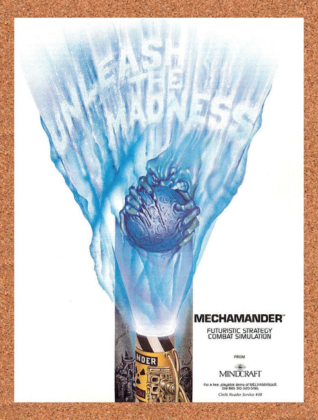 1994 Mechamander PC Original Advertisement / Retro Promo v6