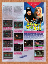 1993 Wayne's World Genesis Original Advertisement / Retro Promo vr2