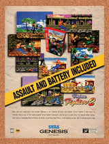 1997 Virtua Fighter 2 Genesis Original Advertisement / Retro Promo v1