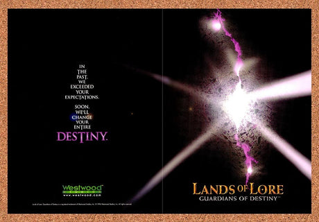 1997 Lands Of Lore Guardians Of Destiny PC Original Advertisement / Promo v1