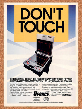 1989 Nintendo NES U-Force Original Advertisement / Retro Promo va5