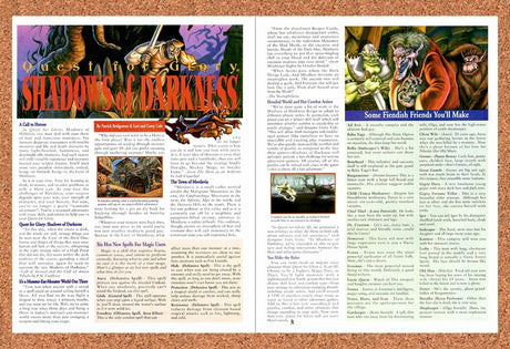 1993 Quest For Glory Shadows Of Darkness PC Original Ad / Retro Wall Art v2