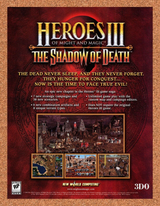Heroes Might And Magic III Shadows Original 2001 Ad Authentic Video Game Promo