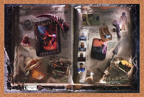 Asheron's Call Dark Majesty PC Original 2004 Ad Authentic Video Game Promo