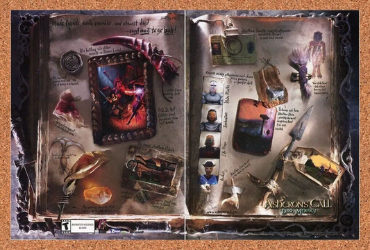 Asheron's Call Dark Majesty PC Original 2003 Ad Authentic Video Game Promo