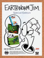 1995 Earthworm Jim Special Edition Sega CD Original Ad / Retro Wall Art v1