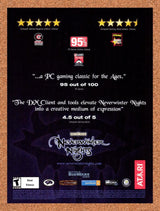 2002 Neverwinter Nights 1 PC Original Advertisement / Retro Wall Art v4