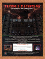 1996 Tecmos Deception Invitation To Darkness PS1 Original Ad / Promo v1