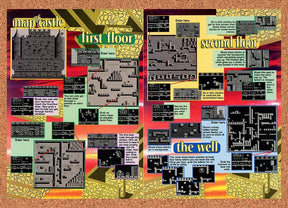 1993 Milon's Secret Castle Castle Map Original Advertisement / Retro Promo v1