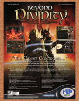 Beyond Divinity PC Original 2006 Ad Authentic Fantasy RPG Video Game Promo
