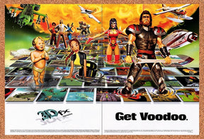 1998 Voodoo 3dfx Get Voodoo Original Advertisement / Retro Promo vc2