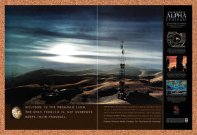 1998 Alpha Centauri PC Original Advertisement / Retro Promo v4
