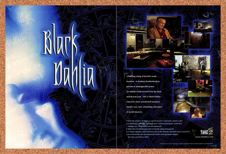 1998 Black Dahlia PC Original Advertisement / Retro Promo v1