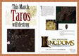 1999 Total Annihilation Kingdoms Taros Original Advertisement / Retro Promo vc4