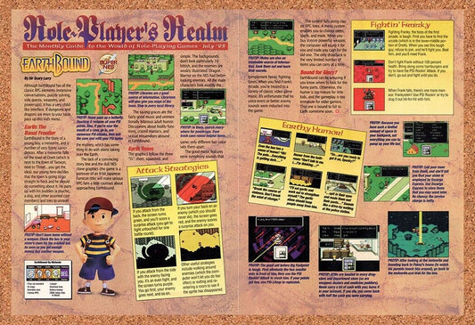 1994 Earthbound SNES Original Advertisement / Retro Wall Art v2