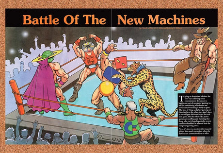 1994 Battle Of The New Machines Early Console Wars Original Ad / Promo v1