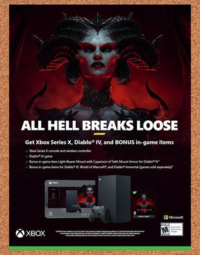 Diablo IV Xbox Series X Original 2023 Ad - Video Game Promo