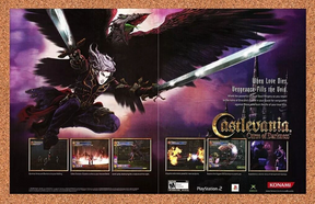 Castlevania Curse of Darkness PS2 Original 2006 Ad Konami Video Game Promo