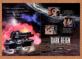 1996 Dark Reign The Future Of War PC Original Advertisement / Retro Promo v3
