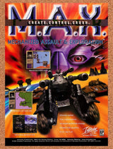 1996 Mechanized Assault & Exploration MAX PC Original Advertisement / Promo v1