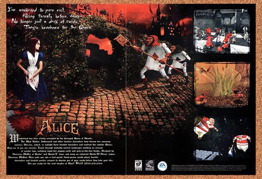 2000 American McGees Alice PC Original Advertisement / Retro Wall Art v4
