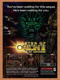 1996 Master Of Orion II Battle At Antares PC Original Ad / Promo v2