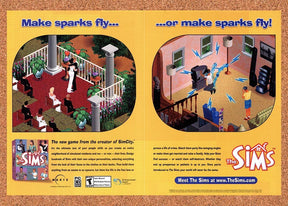 2000 Sims PC Original Advertisement / Retro Promo v3