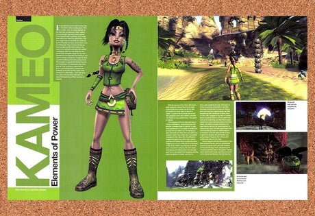 2005 Kameo Elements Of Power Xbox Review Original Advertisement / Promo vr2