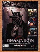 Devastation PC Original 2005 Ad Authentic Windows Video Game Release Promo v2