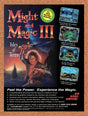 1992 Might And Magic 3 Isles Of Terra IBM Original Ad / Retro Wall Art v1