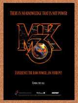 1995 Mortal Kombat 3 SNES Original Advertisement / Retro Promo v3