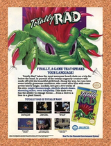 Totally Rad NES Original 1992 Ad Authentic Nintendo Video Game Promo
