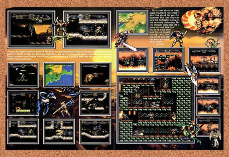 1993 ActRaiser 2 SNES Original Advertisement / Retro Wall Art v3