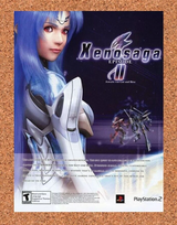 Xenosaga Episode 2 PS2 Original 2005 Ad Authentic Video Game Promo v3