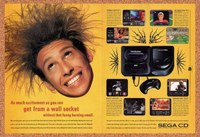 1994 Sega CD Console Original Advertisement / Retro Wall Art v1