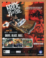 Original 2005 187 Ride Or Die PS2 Ad Authentic PlayStation Video Game Promo