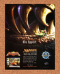 Magic The Gathering Online PC Original 2005 Ad Authentic Video Game Promo v2