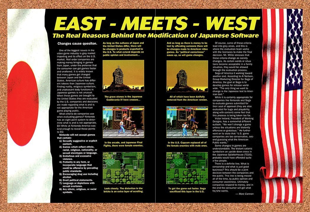 1992 East Meets West Early 90’s Japanese Software Modding Original Advert v1