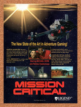 1995 Mission Critical PC Original Advertisement / Retro Promo v1