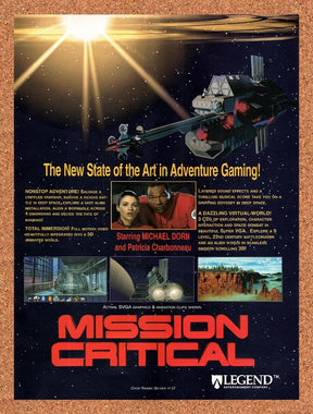 1995 Mission Critical PC Original Advertisement / Retro Promo v1