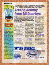 1994 Sega Saturn Unveiled Preview Original Advertisement / Retro Wall Art v3