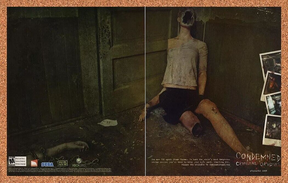 Condemned Criminal Origins Xbox 360 Original 2006 Ad Authentic Game Promo