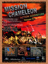 1997 Mission Chameleon Action Adventure Original Advertisement / Retro Promo v1