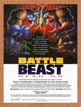 Battle Beast Dead On PC Original 1995 Vintage Ad - Video Game Promo