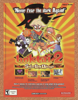 Original 2004 Boktai 2 Solar Boy Django GBA Vintage Ad - Video Game Promo