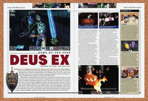 Deux Ex PC Original 2003 Ad Authentic GOTY Review Video Game Promo