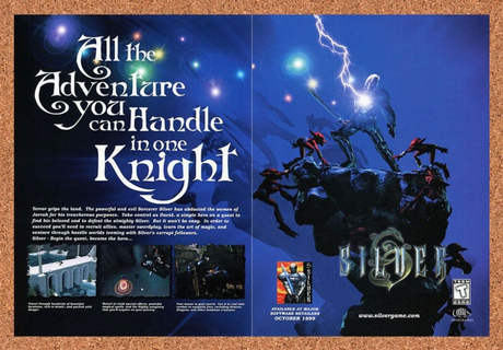 Silver PC Original 1999 Ad Authentic Action RPG Video Game Promo