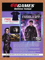 2003 Deus Ex Invisible War EB Games Original Advertisement / Retro Promo v4